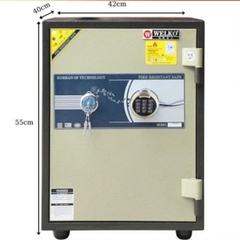 Két sắt Welko KCC55FE vân tay+điện tử+app kết nối điện thoại