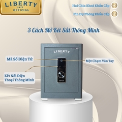 Két sắt Liberty LB58PRO vân tay+điện tử+app kết nối điện thoại