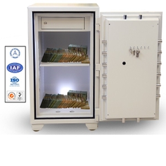 Két Sắt Khóa Vân Tay US1080FE WHITE Siêu Cường Xuất Khẩu Mỹ