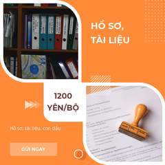 V/c Hồ sơ, Tài liệu, Con dấu (Nhật - Việt) (Từ ngày 19/6 không sử dụng mã này)