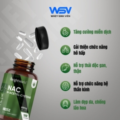 WeightWorld NAC (600mg) - 180 viên