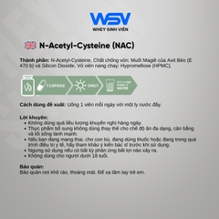 WeightWorld NAC (600mg) - 180 viên