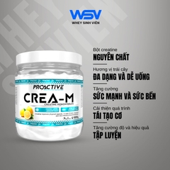Proactive Crea-M Creatine Monohydrate 500g