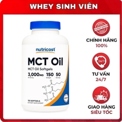 Nutricost MCT Oil 3000mg - 150 viên
