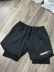 Quần đùi 2 lớp chữ GYMSHARK