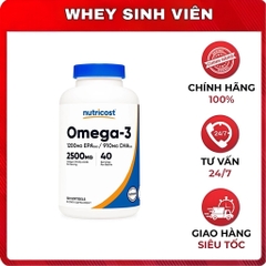 Nutricost Omega-3 2500 mg (120 viên)
