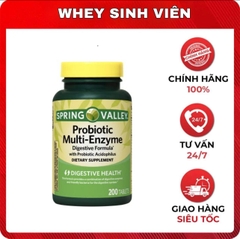 Spring Valley Probiotic Multi-Enzyme (200 viên)