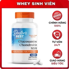 Doctor's Best Glucosamine Chondroitin MSM - 240 viên