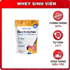Gói bột điện giải Nutricost Electrolytes Advanced Hydration Complex, 20 Servings