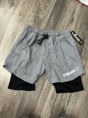 Quần đùi 2 lớp chữ GYMSHARK