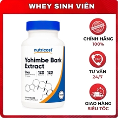 Nutricost Yohimbe Bark Extract 9mg - 120 viên