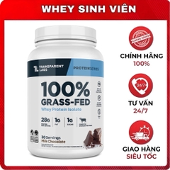 Transparent Labs 100% Grass-Fed Whey Protein Isolate - 2lbs ( 30 Servings )