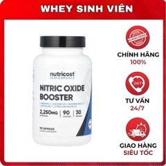 Nutricost Nitric Oxide Booster 2250mg - 90 viên