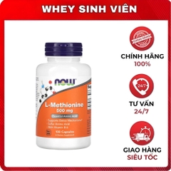 Now L - Methionine - 500mg - 100viên