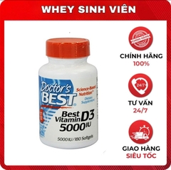 Doctor Best Vitamin D3 5000IU 180 viên