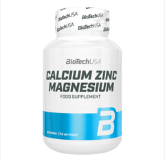 BiotechUSA Calcium Zinc Magnesium (100 viên)