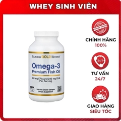 California Gold Nutrition Omega 3 Premium Fish Oil - 240 viên