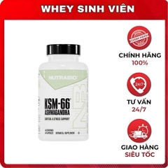 NutraBio KSM-66 Ashwagandha - 60 viên