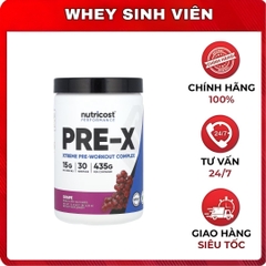 Nutricost PRE X -  300MG CAFFEIN (30 lần dùng)