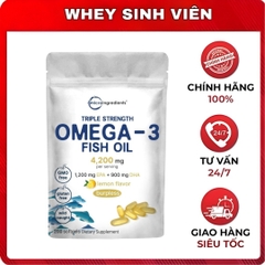 Micro Ingredient OMEGA 3 1200mg EPA + 900mg DHA ( 240 viên )