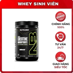NutraBio Micronized Creatine Monohydrate - 60 Servings
