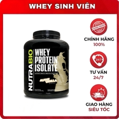 NutraBio Whey Protein Isolate - 5 Lbs