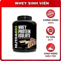NutraBio Whey Protein Isolate - 5 Lbs