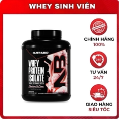 NutraBio Whey Protein Isolate - 5 Lbs