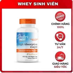 Doctor's Best CoQ10 High Absorption 400mg - 60 viên