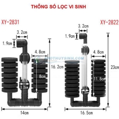 Lọc BIO Bông Đôi NHỎ Xy-2831 (Hàng Công Ty)