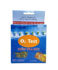 O2 Test Kit - Kiểm Tra Nhanh Hàm Lượng Oxy Có Trong Nước Bể Cá Cảnh, Thuỷ Sinh (hàng Việt Nam)