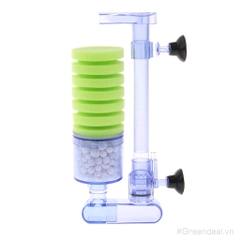 Lọc BIO mini, lọc vi sinh XY-2880 XY-2881 cho bể cá, hồ thủy sinh kèm vật liệu lọc (lọc đơn 1 đầu)