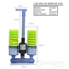 LỌC BIO CÓ BƠM BIO XY-2901, XY-2902
