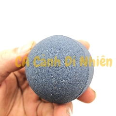 Đá sủi oxy hình TRÒN đen size ĐẠI đường kính 5 cm - Quả sủi cho hồ cá cảnh