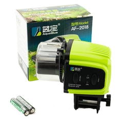 Máy cho cá ăn tự động dùng pin Hiệu AquaBlue Model AF-2018 - Hàng Công Ty