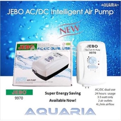 Máy Sủi Oxy Bình Tích Điện JEBO 9970 CAO CẤP - Dùng Đc Khi Cúp Điện (Hàng Công Ty)