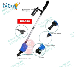 Máy Hút Vệ Sinh Hồ Cá Điện Tích Hợp Đầu Bơm Sobo BO-058 - Hàng Công Ty