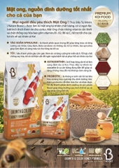 THỨC ĂN CÁ KOI GROWTH VÀ COLOR HONEY FORMULA BOOST - SAKURA BAO 6,5kg MẬT ONG