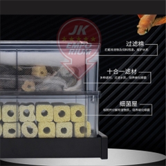Sobo F- Bộ Lọc Dàn Mưa 2 Tầng 4 Khay Lọc Bằng Mica Cho Hồ Cá 115-130cm