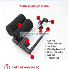 Lọc BIO Bông Đôi NHỎ Xy-2831 (Hàng Công Ty)
