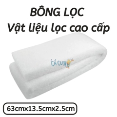 Bông lọc trắng 1kg, bông gòn lọc nước bông lọc kí tiết kiệm cho hồ cá koi cá cảnh chuyên dụng