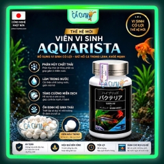 Vi sinh viên nén Aquarista Nhật Bản (Hộp 100 viên)