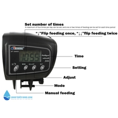 Máy cho cá ăn tự động lập trình điện tử AF2005D - Hàng Công Ty