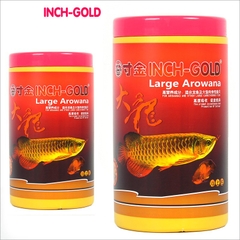 Thức Ăn Chuyên Dụng Cho Cá Rồng INCH GOLD giúp lên màu đẹp, tăng sức đề kháng (Hàng Công Ty)