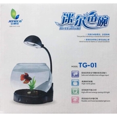 Bể Cá Mini dạng tròn Siêu Dễ Thương Jeneca TG-