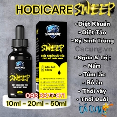 Sweep Hodicare - Chuyên xử lý nấm, bỏ ăn, lờ đờ, xuất huyết, ký sinh trùng cho cá cảnh (Hàng Cty)
