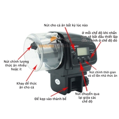 Máy cho cá ăn tự động lập trình điện tử AF2005D - Hàng Công Ty