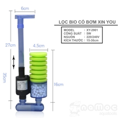 LỌC BIO CÓ BƠM BIO XY-2901, XY-2902