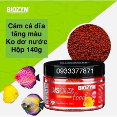 Thức Ăn Cá Dĩa Biozym Discus Food lên màu cho cá đĩa, không bị đục nước 140gr (HÀNG CÔNG TY)