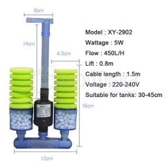LỌC BIO CÓ BƠM BIO XY-2901, XY-2902